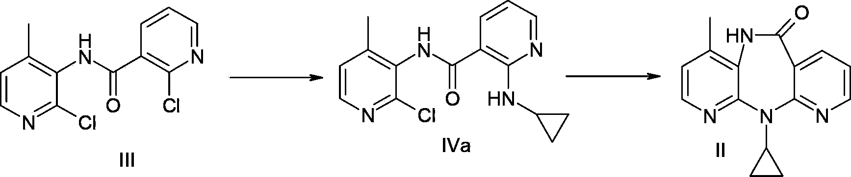 Preparation method for 5,11-dihydro-6H-bispyridino-[3,2-b:2',3'-e][1,4]diazepines