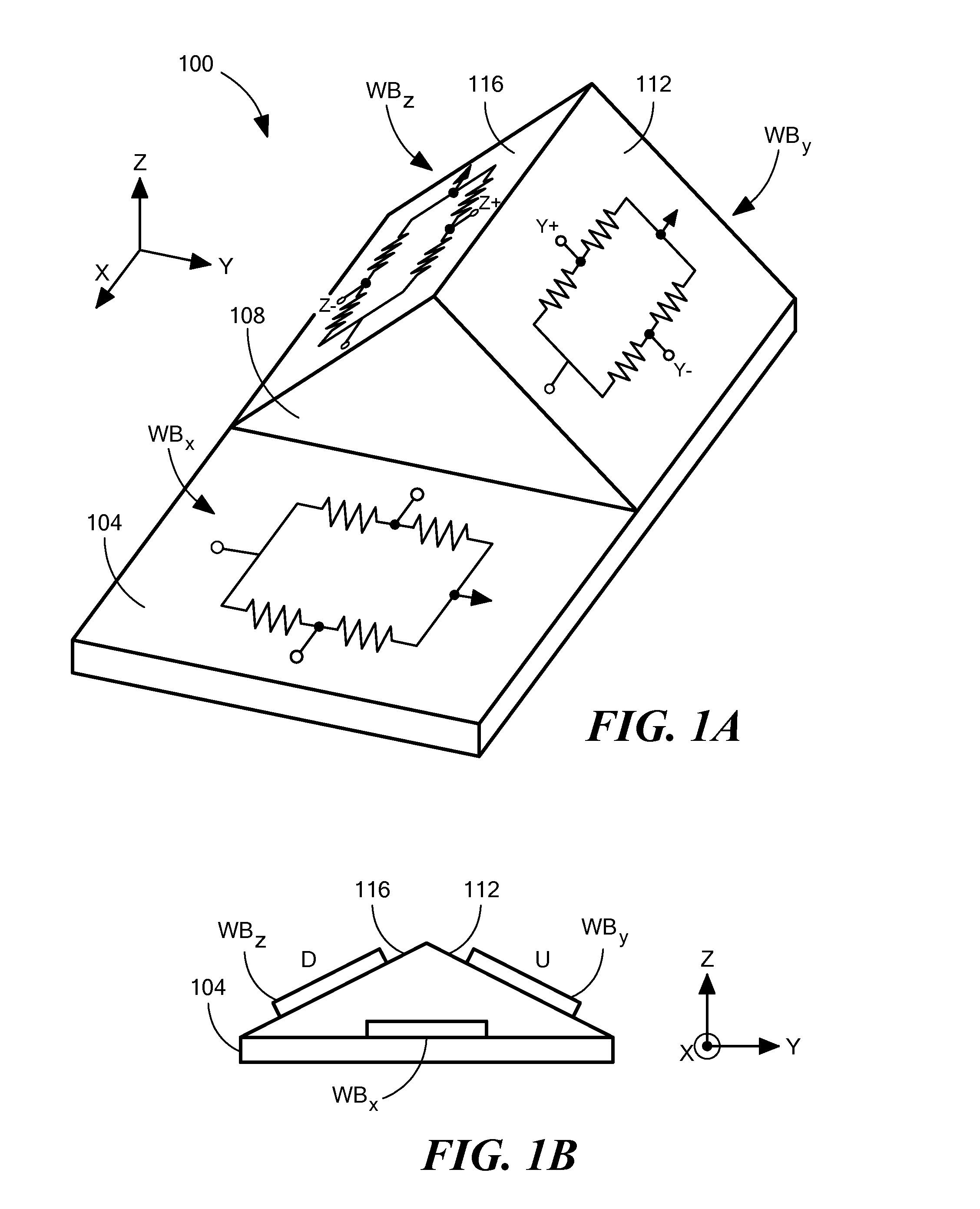 Monolithic three-axis magnetic field sensor