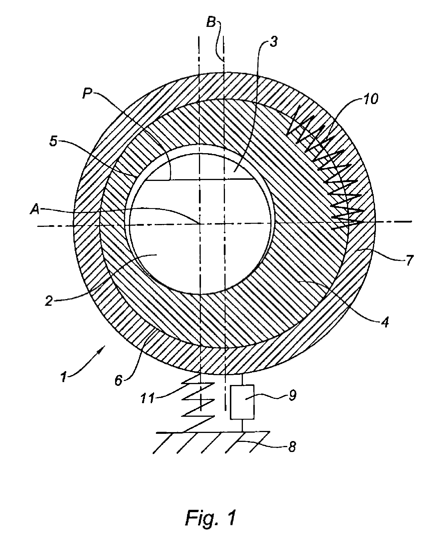 Eccentric push member device for motor vehicle rack-and-pinion steering assembly