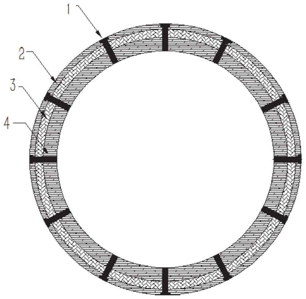 A kind of subway tunnel system and construction method for vibration reduction and noise reduction