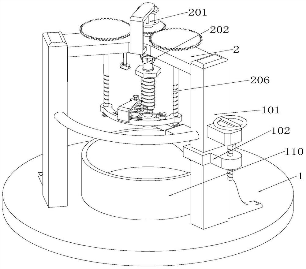 Multi-station rapid rust removal device for nut machining