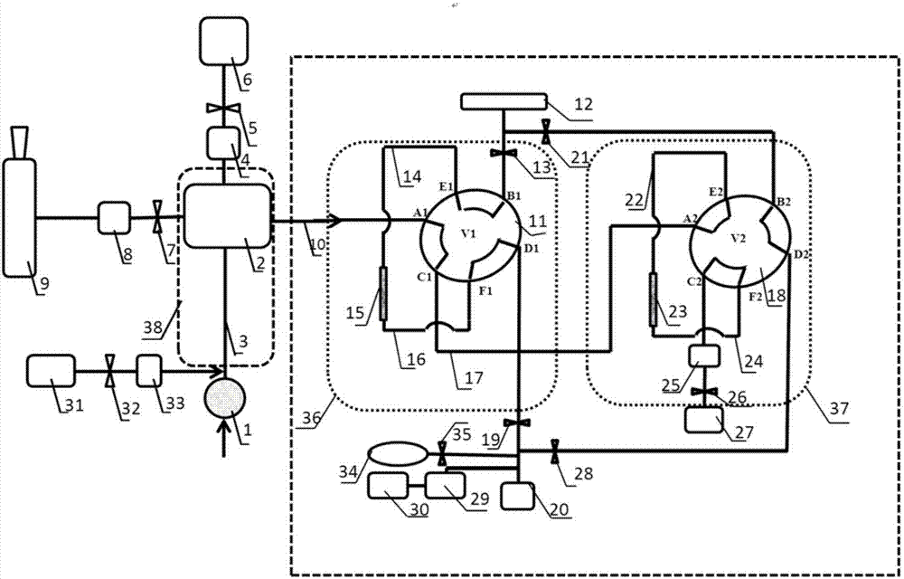 Online monitoring system and method for intermediate volatile organic compounds (IVOCs) in atmosphere