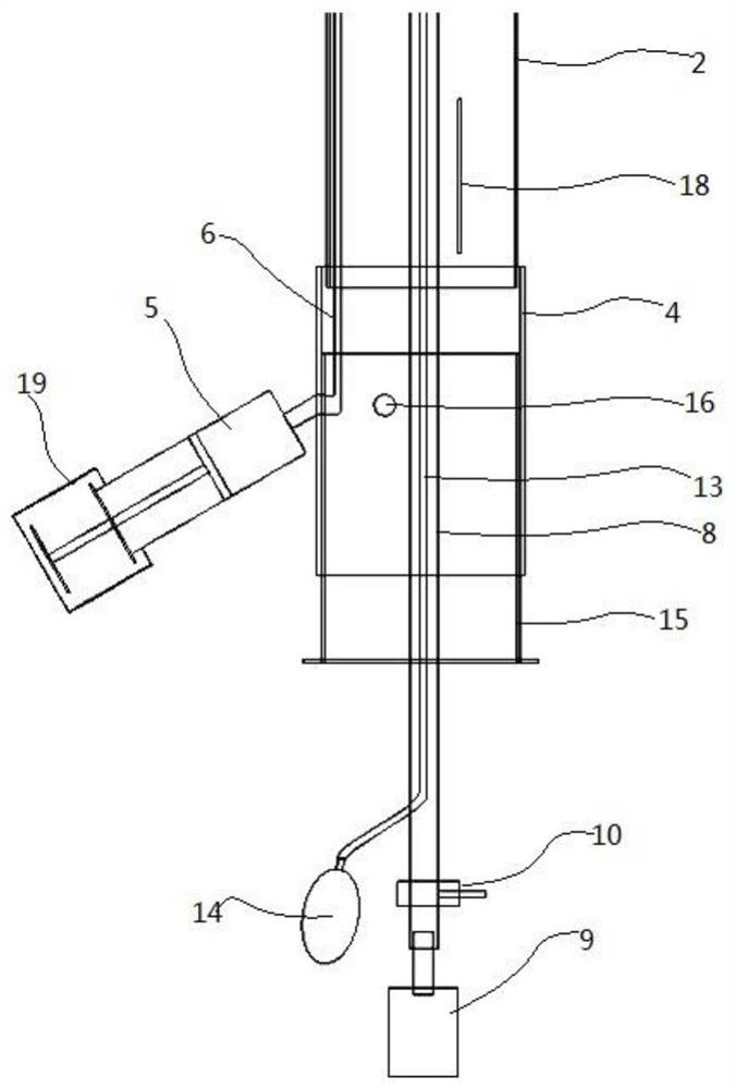 Urinary catheterization device for urological surgery