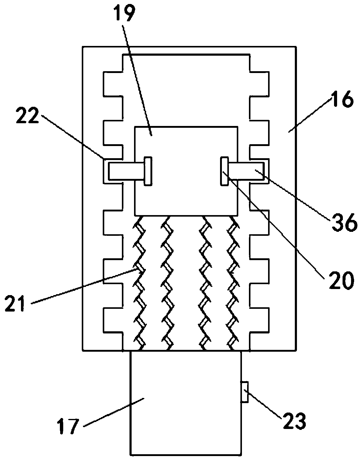 Auxiliary device for interventional therapy of cardiovascular department