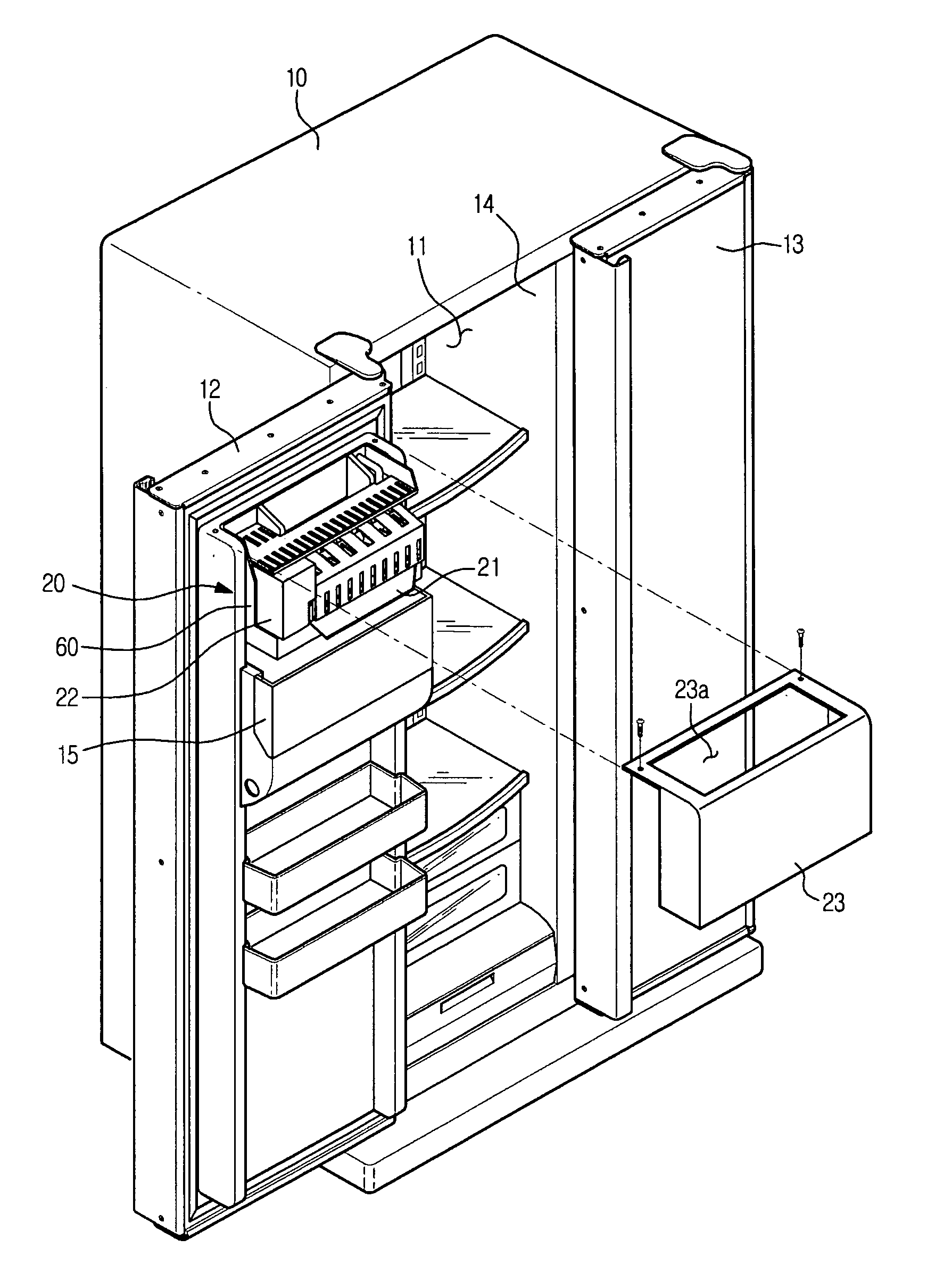 Ice making apparatus and refrigerator having the same