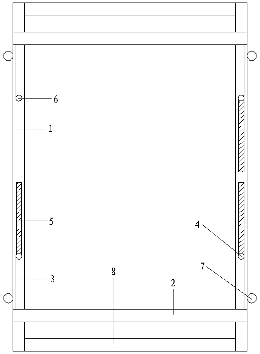 Butt joint double-lifting type automobile lifting device