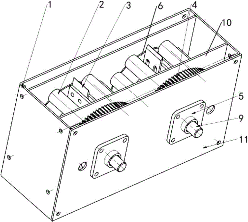 Sugarcane cutting and planting device