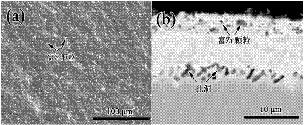 Preparation method for Pt-Zr modified aluminide coating