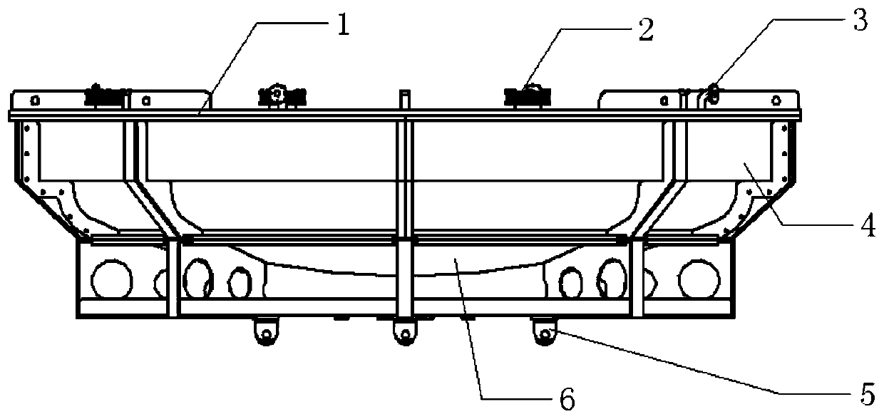 Atmospheric reentry spacecraft outsole heat shield molding tool