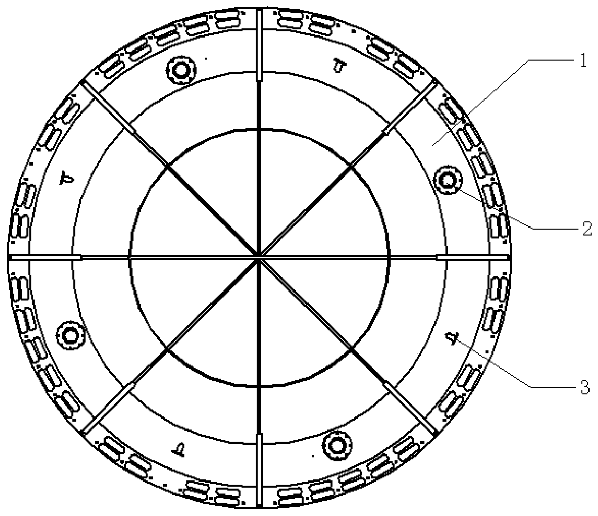 Atmospheric reentry spacecraft outsole heat shield molding tool