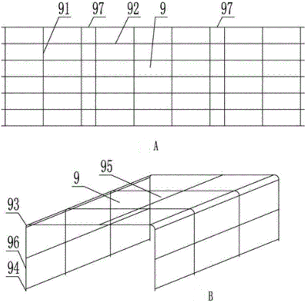 Cast-in-situ cavity floor system by using ribbed steel mesh plate