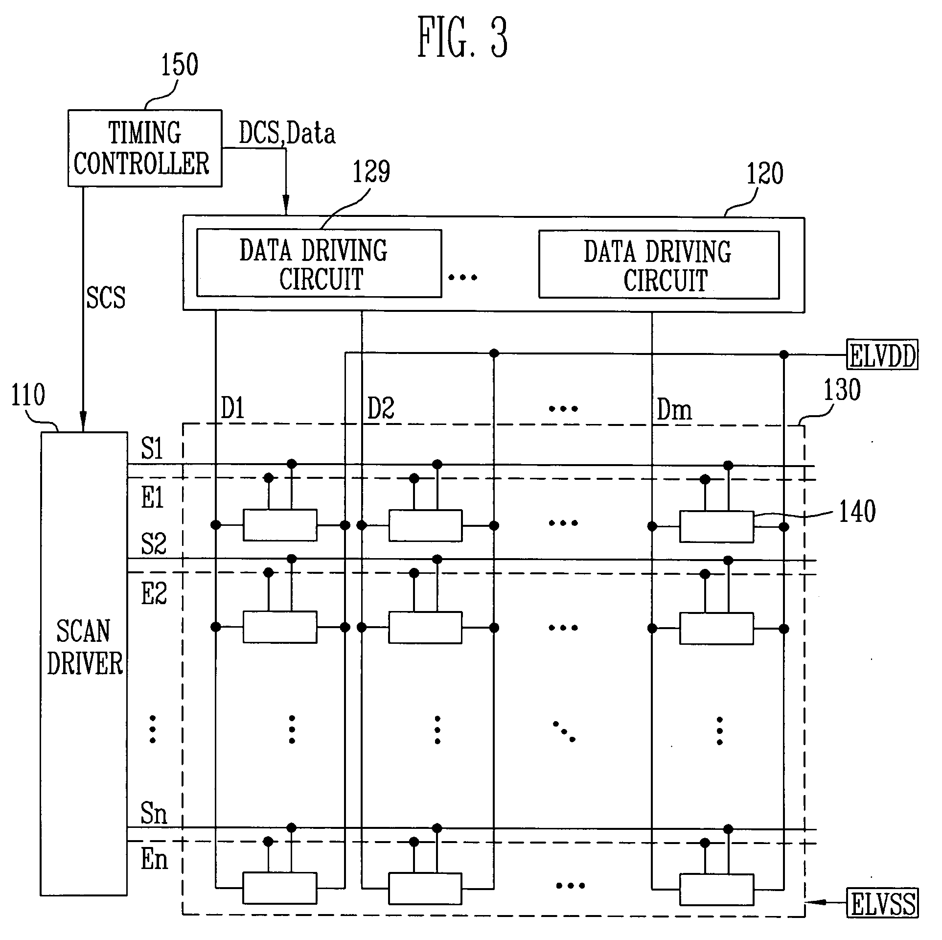 Data driving circuit, organic light emitting display including the same, and driving method thereof