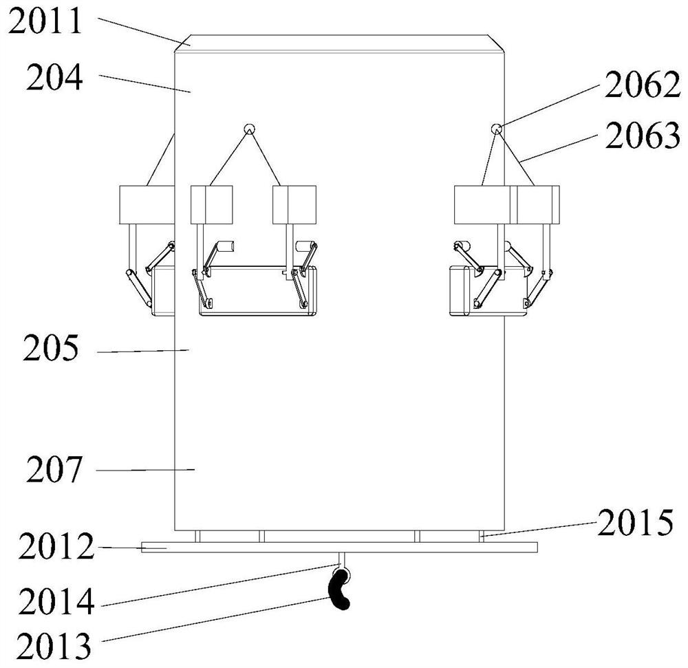 A kind of monitoring device and monitoring method of reservoir landslide underwater surface overflow seepage