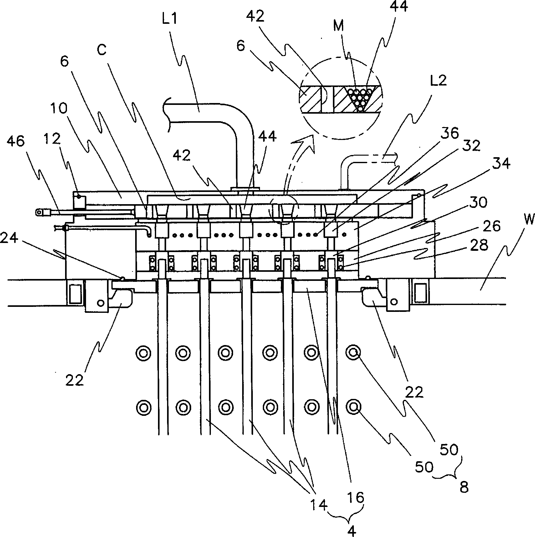 Apparatus and method for manufacturing fluorescent tubes