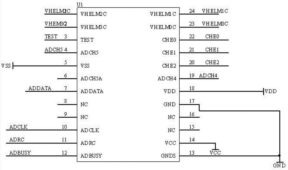 Complex programmable logic device (CPLD) programme based test system of analog-to-digital (AD) converter