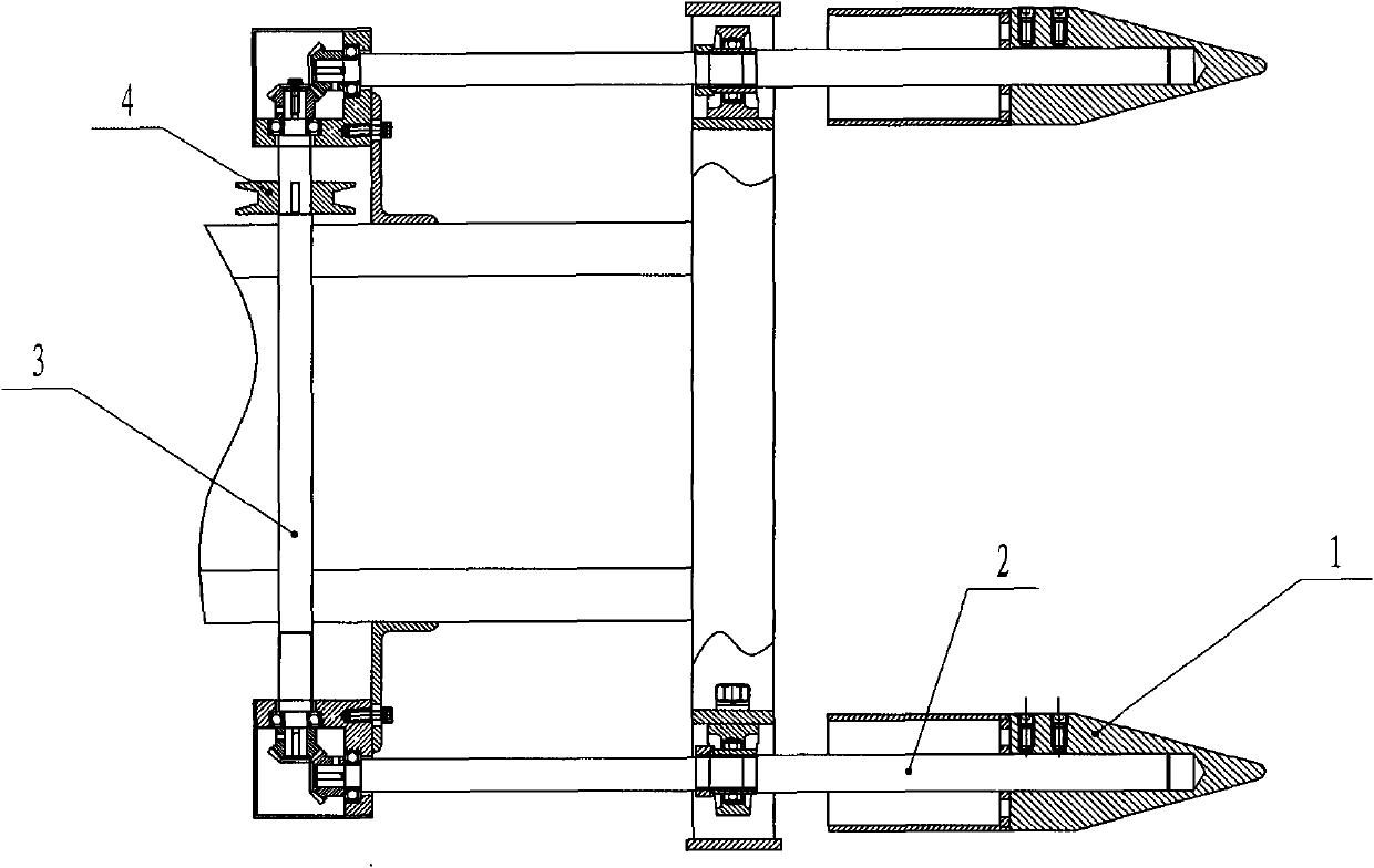 Method for holding seedlings by reverse rotation of inverted cone