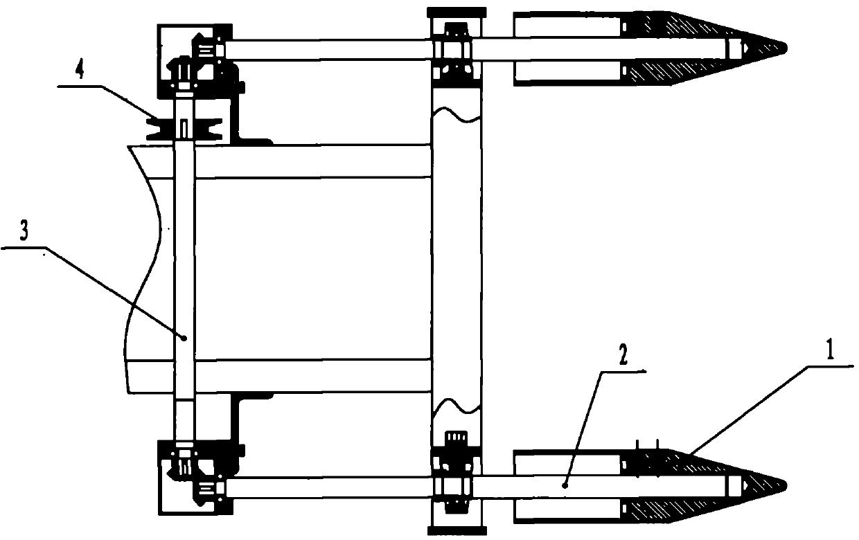 Method for holding seedlings by reverse rotation of inverted cone