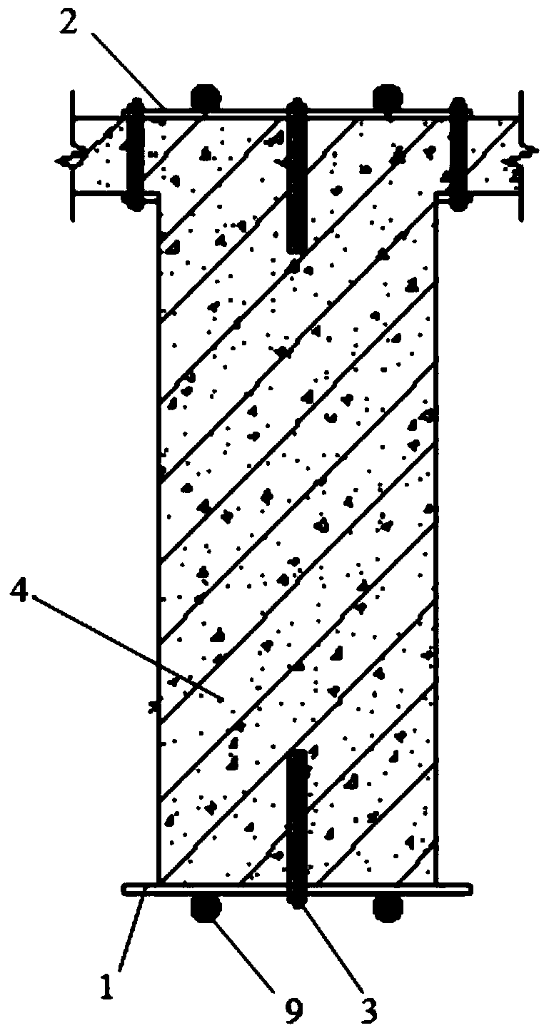 A segmented prestressed large-span concrete beam