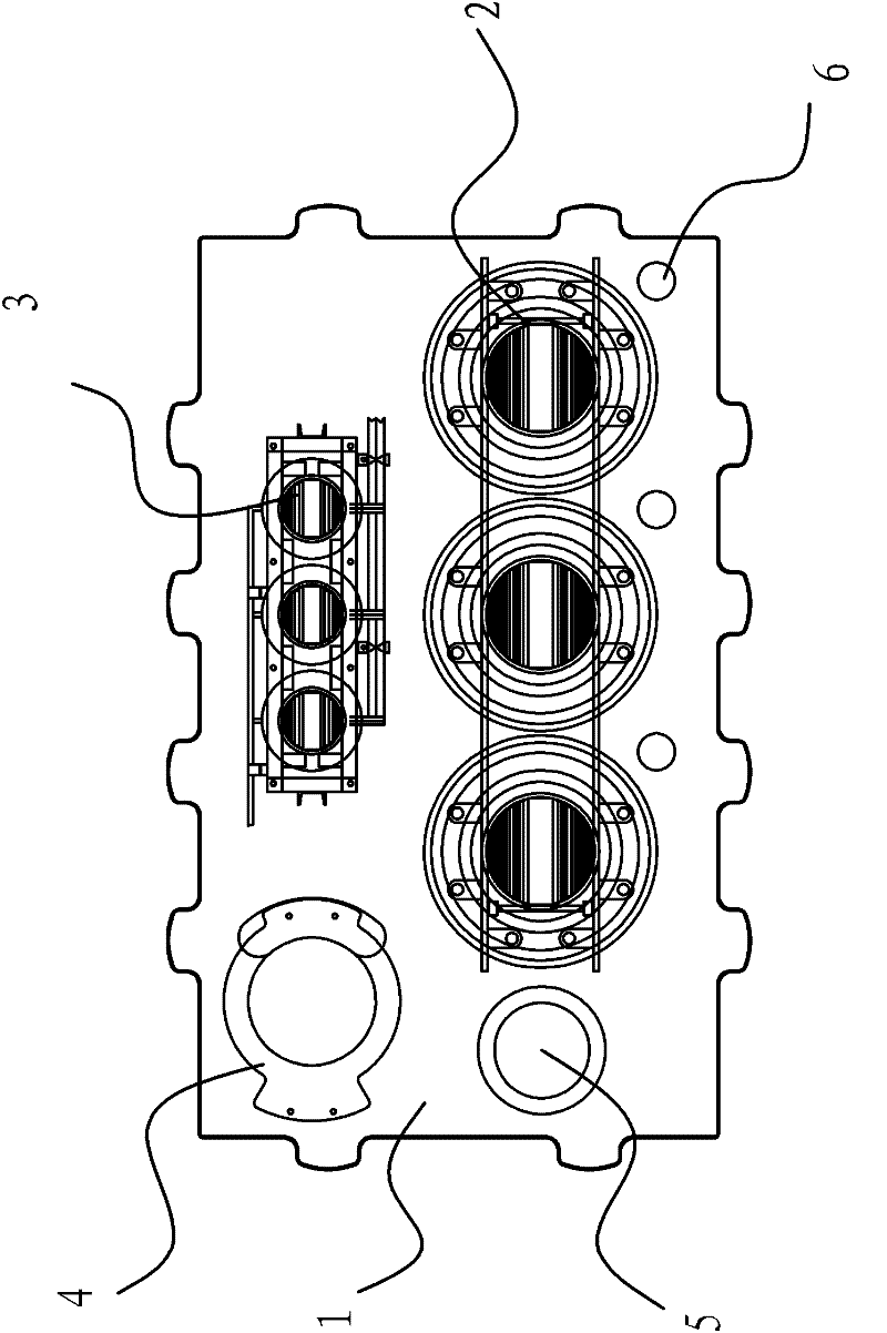 Double-high and low voltage on-load regulating transformer