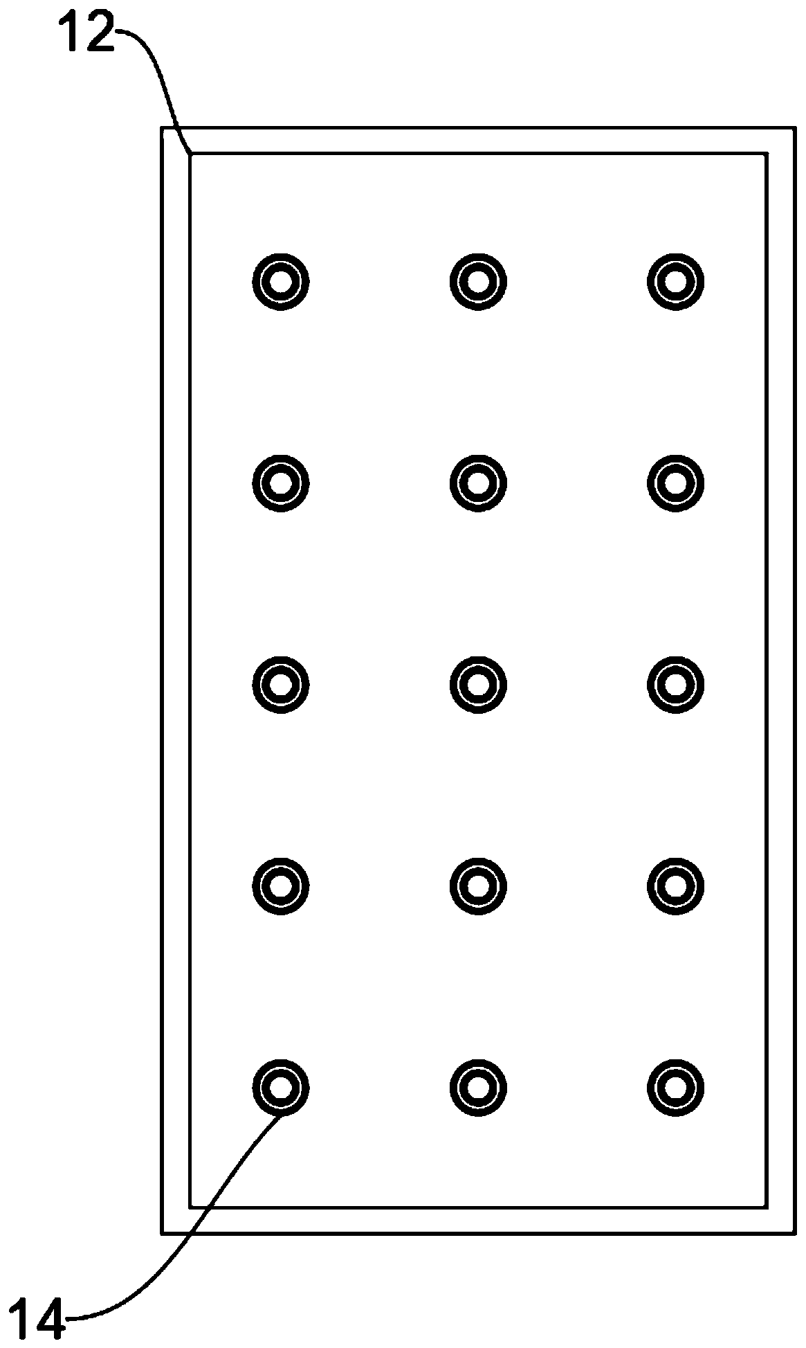 Cooling device for seamless steel tube production