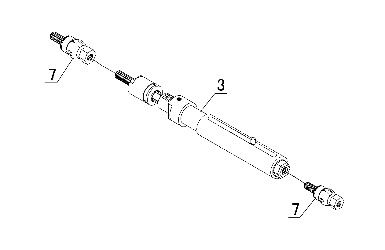 Damping joint for external bone fixator and regulating type bionic external bone fixator