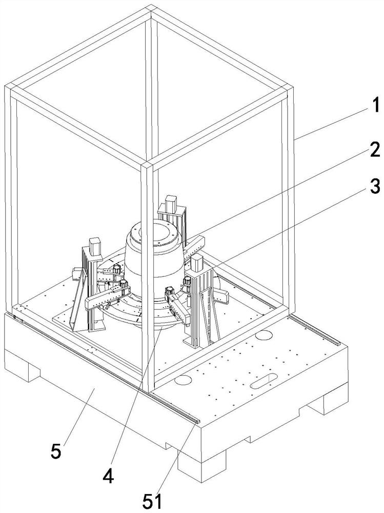 Large-scale thin-wall X-ray focusing mirror automatic replication device