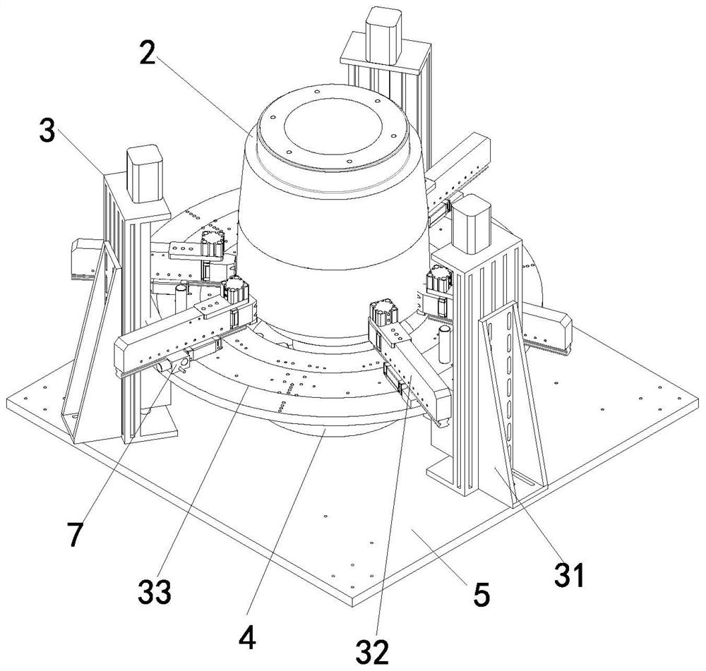 Large-scale thin-wall X-ray focusing mirror automatic replication device