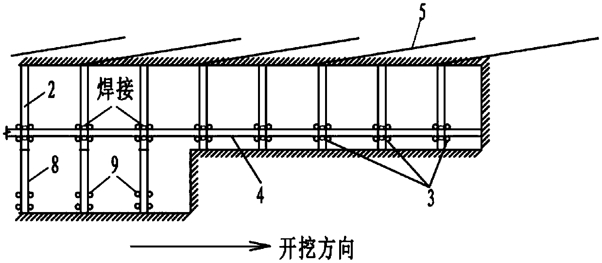 A soft rock large deformation tunnel support structure system and its construction method