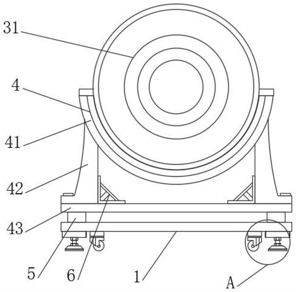 Cooling device for geothermal energy and mounting structure thereof