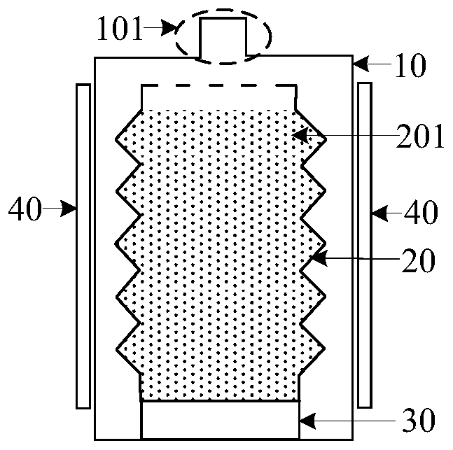 Evaporation source and vacuum evaporation system