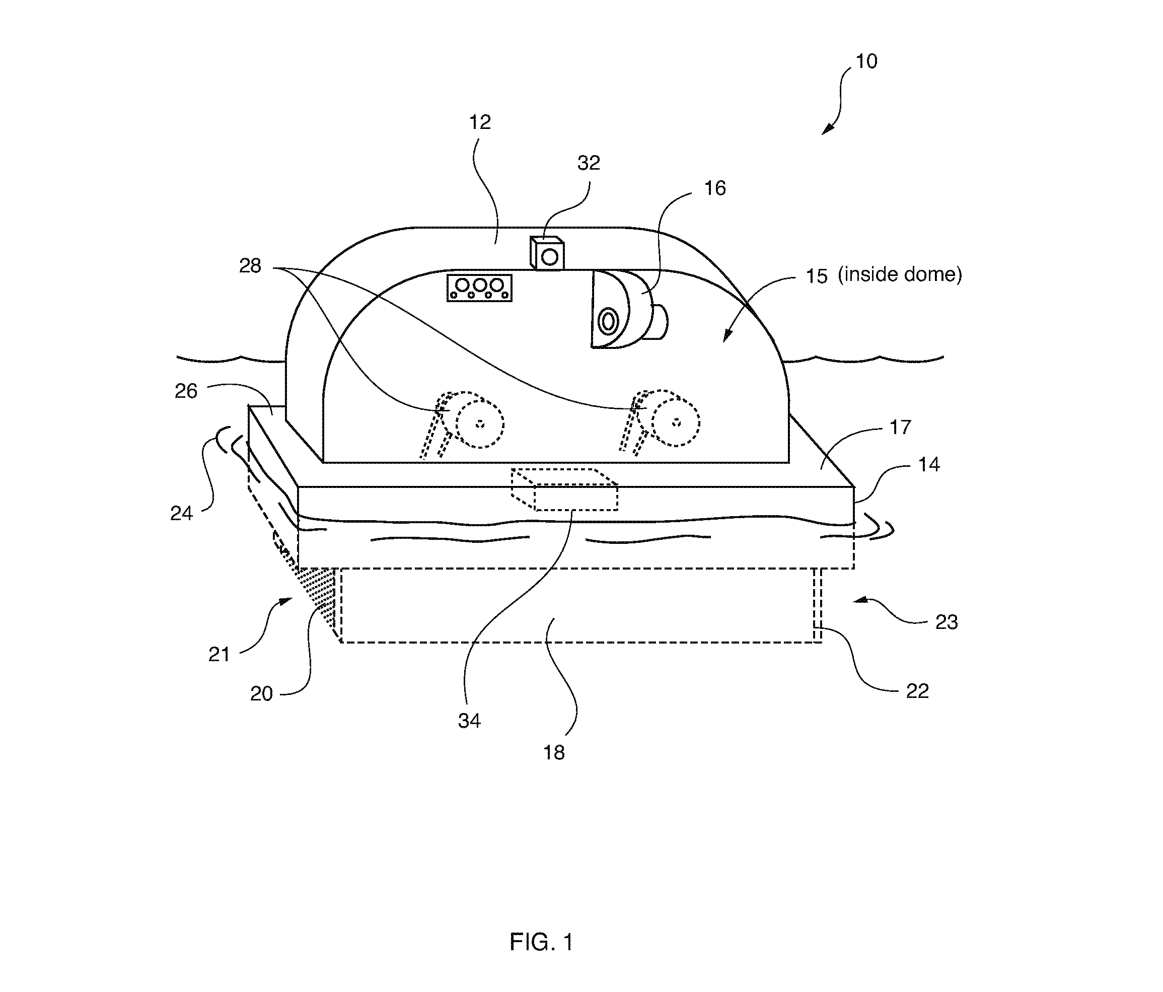 Methods and apparatus for aeration of liquid medium and vectoring flow control