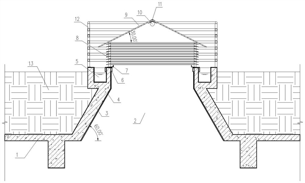 Lighting ventilation device of assembled underground garage and calculation method thereof