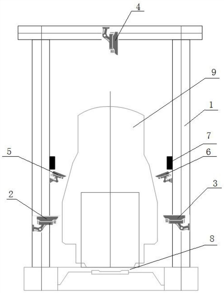 Train number and container number identification association system