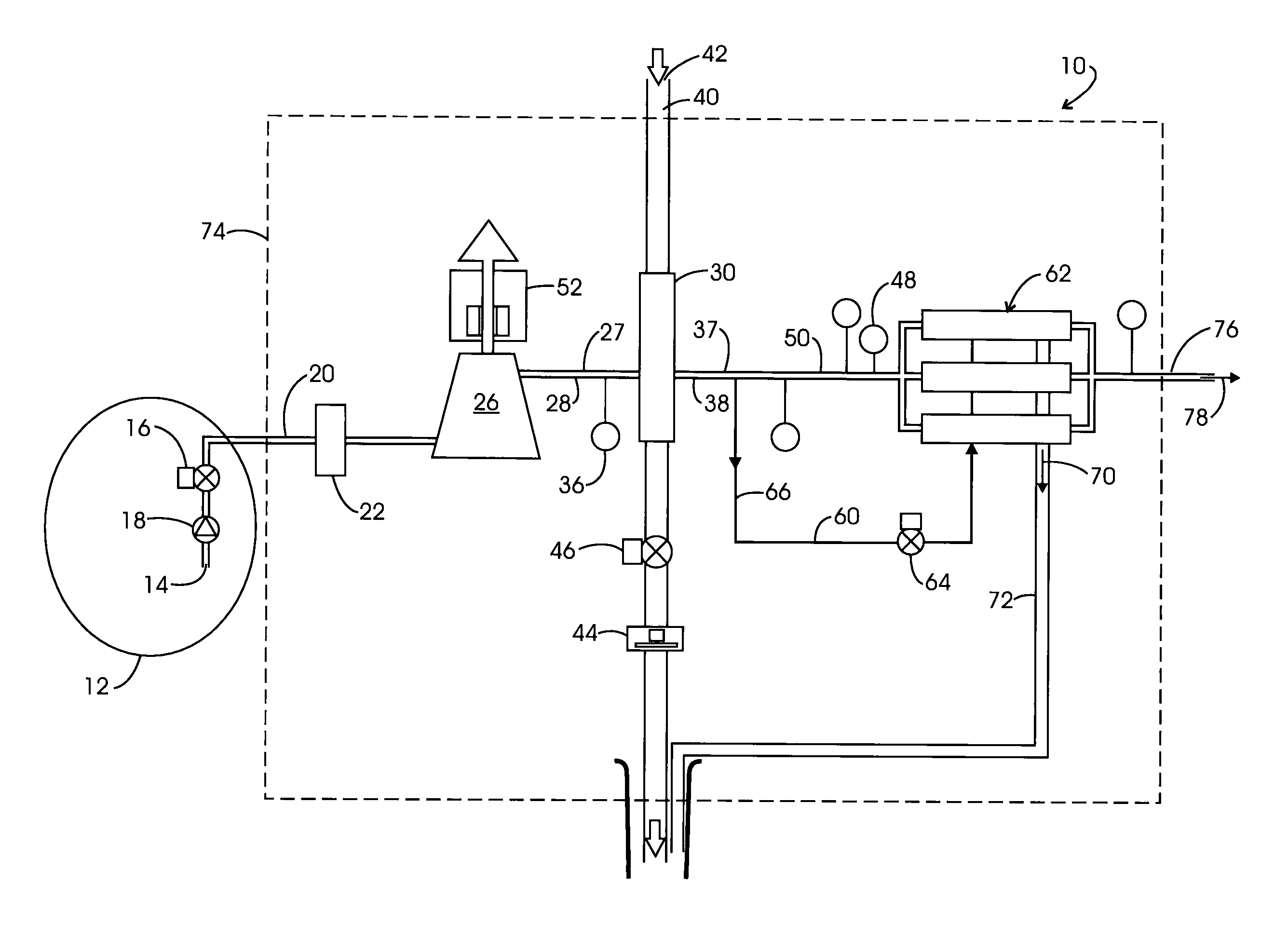 Utilization of compressor surge control air in an aircraft on-board inert gas generating system