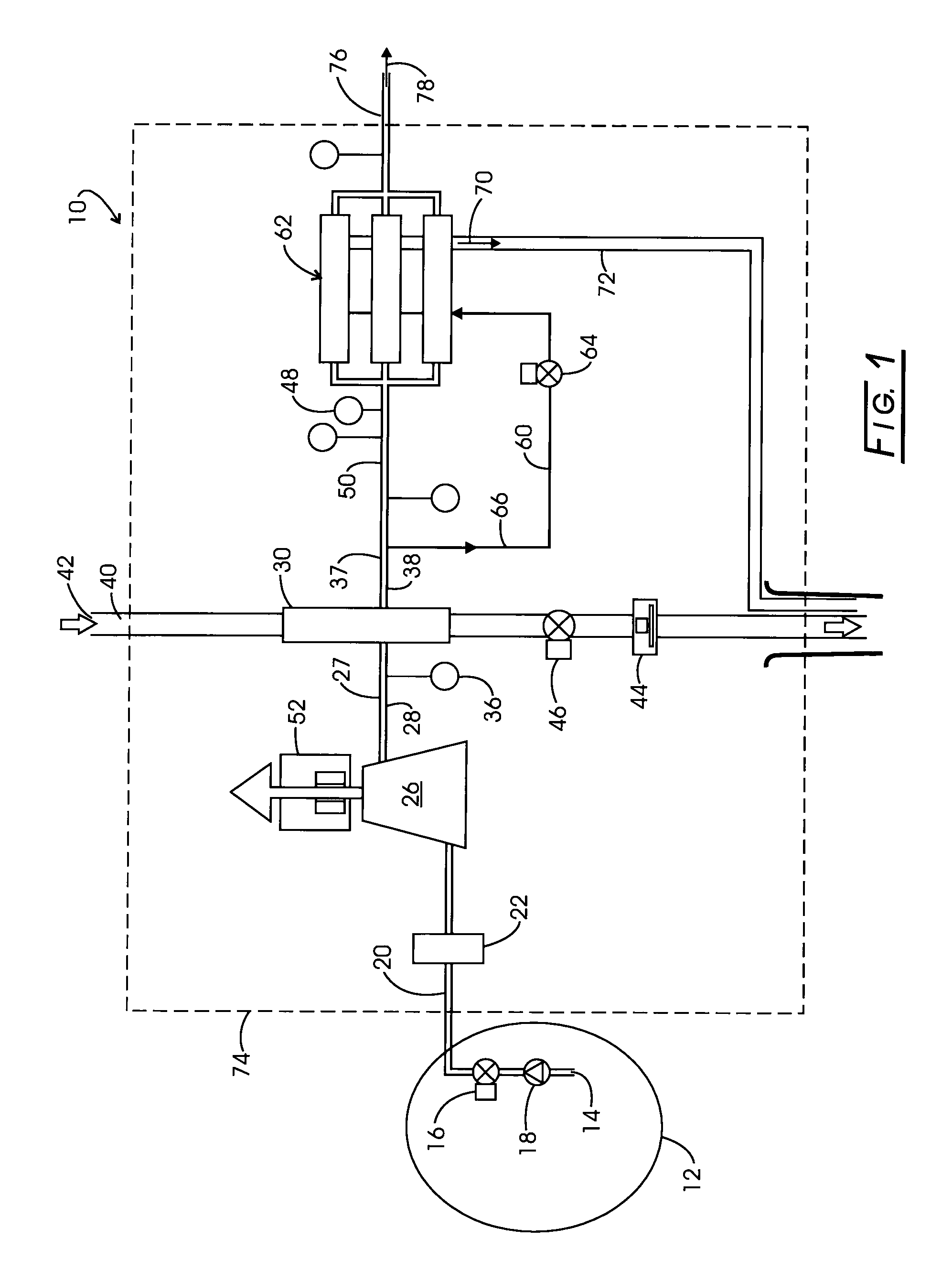 Utilization of compressor surge control air in an aircraft on-board inert gas generating system