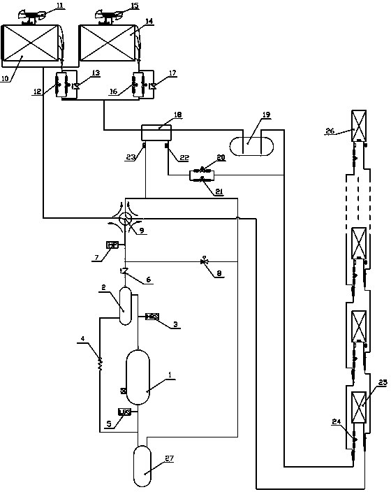 Method for controlling direct current frequency conversion air-conditioner while operating in refrigeration mode