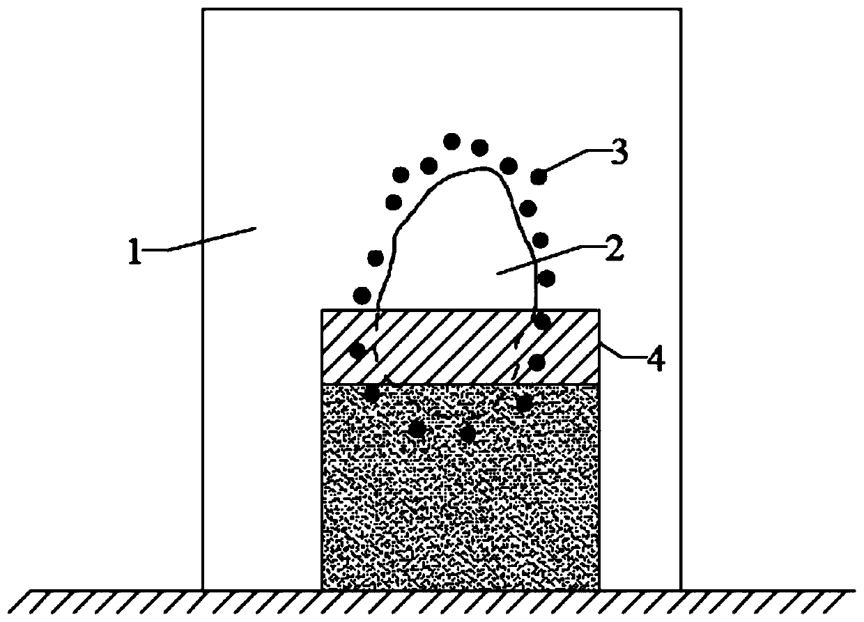 Local repair method of loam wall