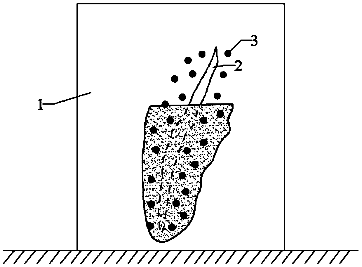 Local repair method of loam wall