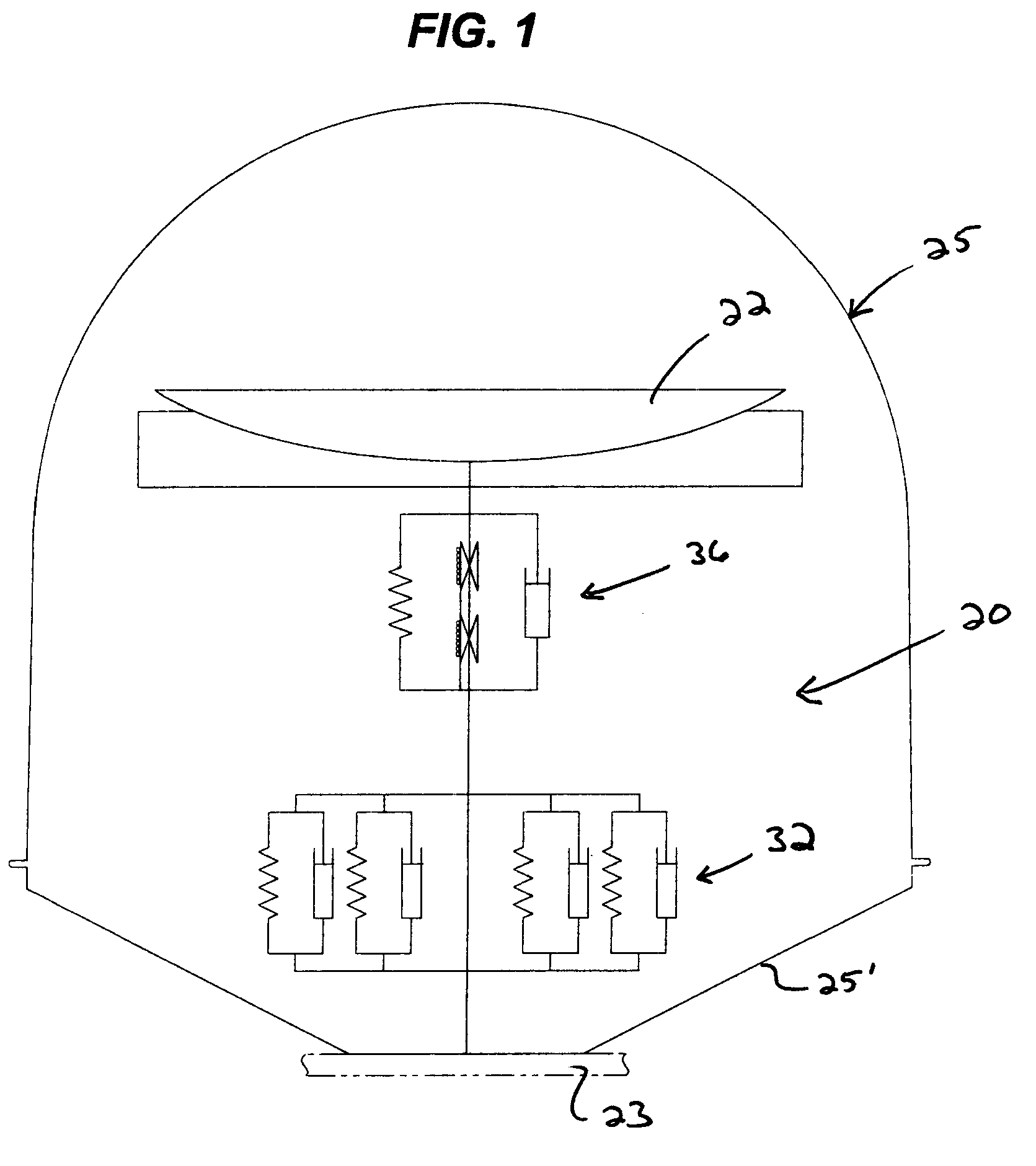 Pedestal for tracking antenna