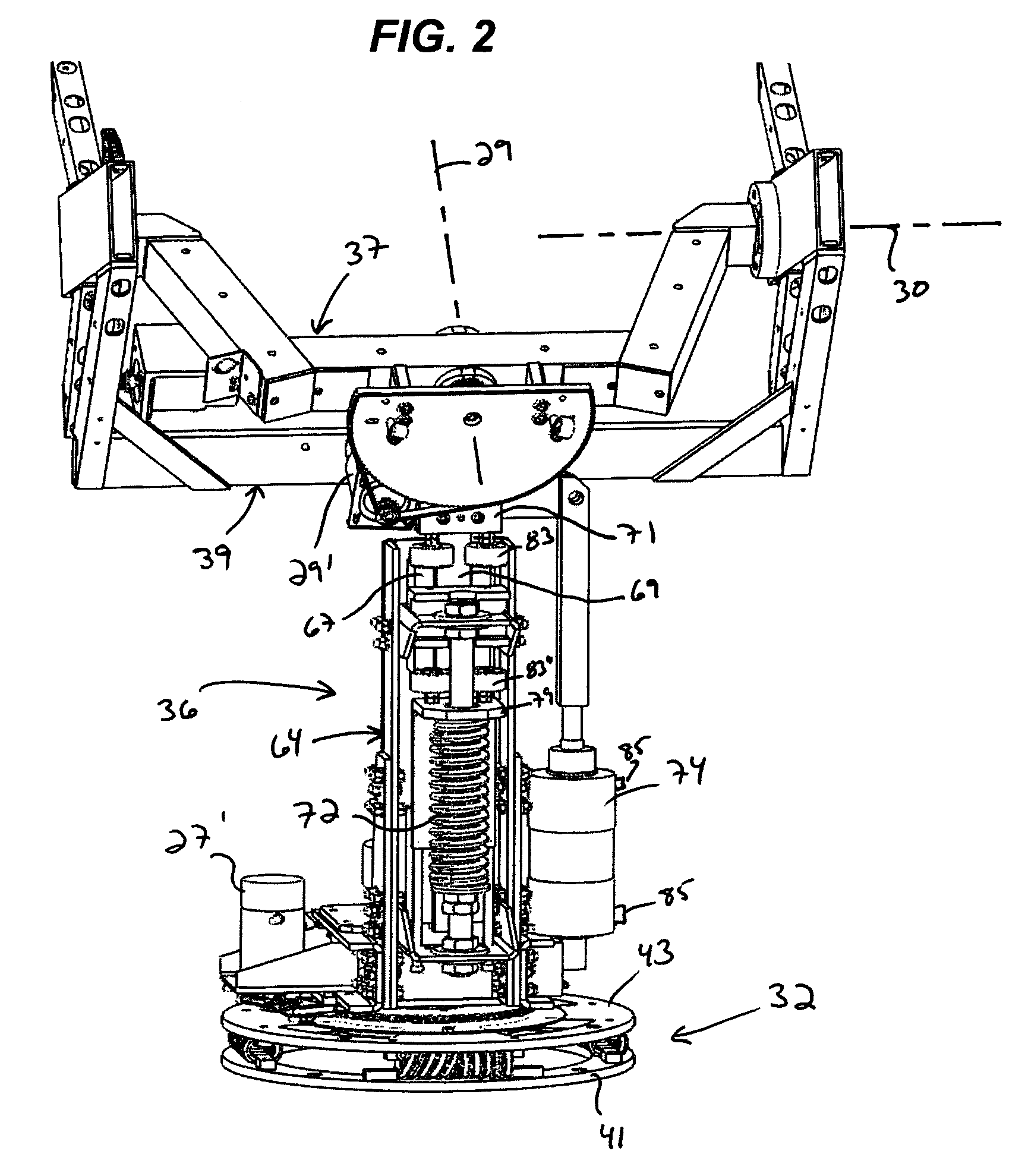 Pedestal for tracking antenna