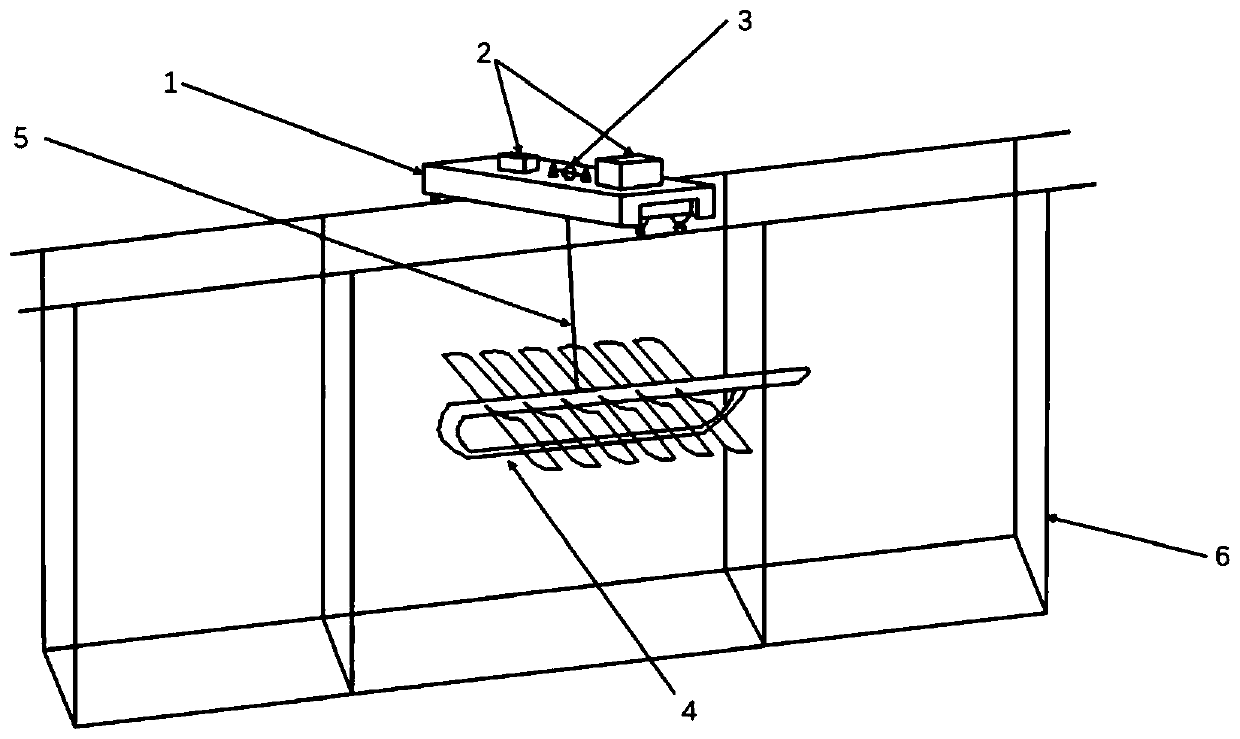 Method for testing optimal spring stiffness coefficient of elastic hydrofoil of wave glider