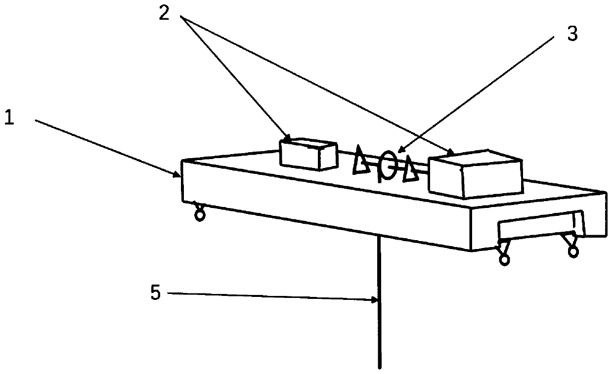 Method for testing optimal spring stiffness coefficient of elastic hydrofoil of wave glider