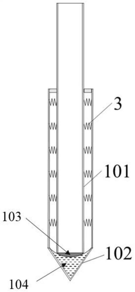 Offshore wind power damping energy dissipation single pile foundation and construction method thereof