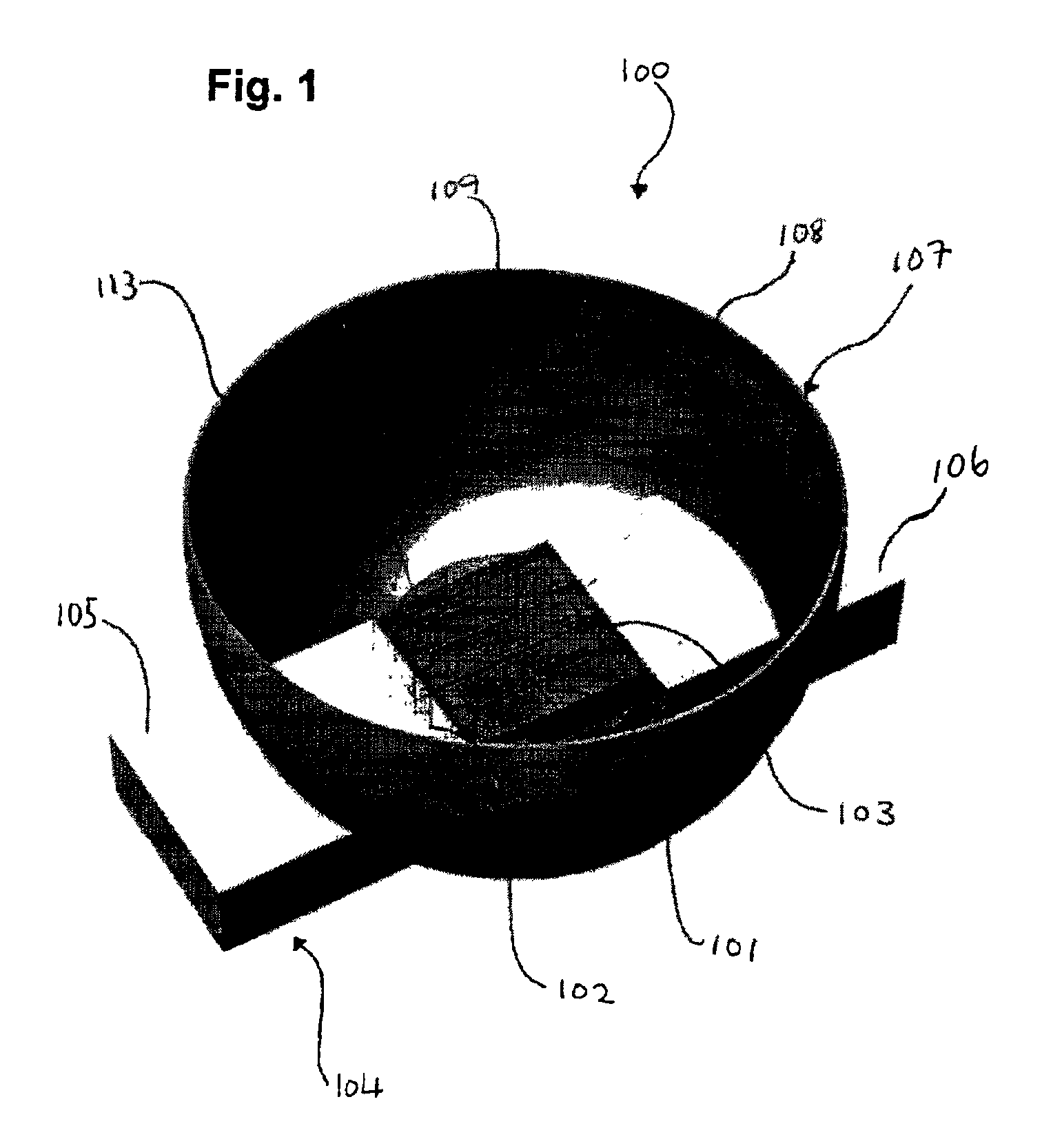 Light-emitting diode with plastic reflector cup