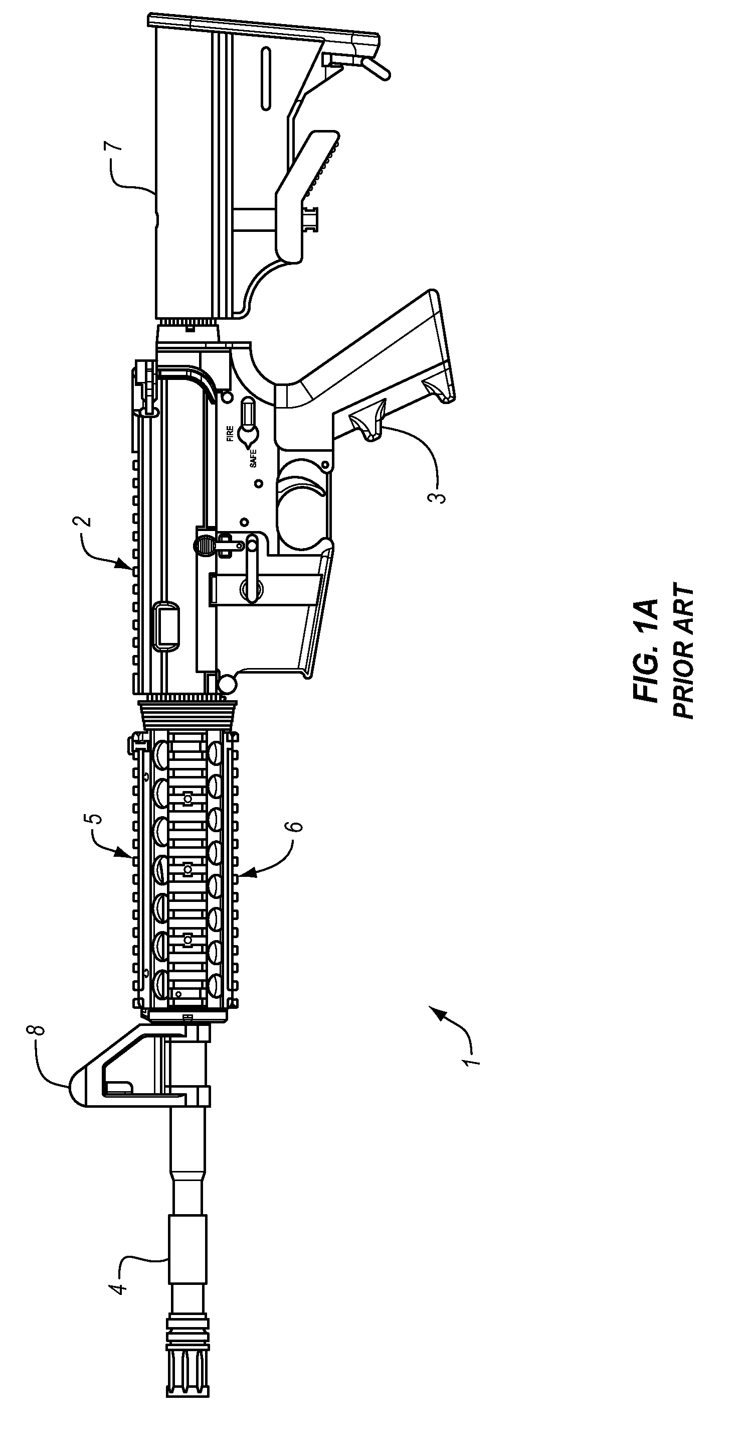 Communication and control of accessories mounted on the powered rail of a weapon