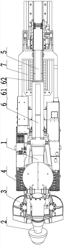 Climbing control method of large inclination angle heading machine with auxiliary climbing device