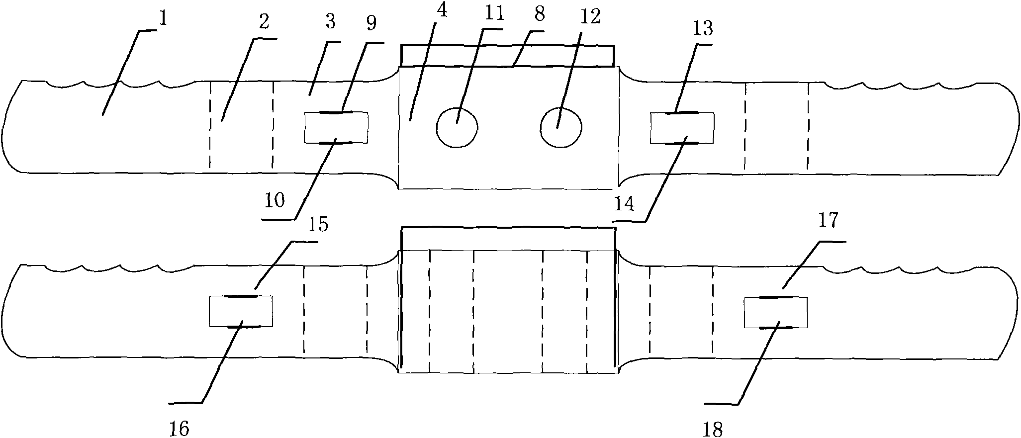 A kind of multi-dimensional force and displacement measuring device and measuring method of aircraft steering wheel