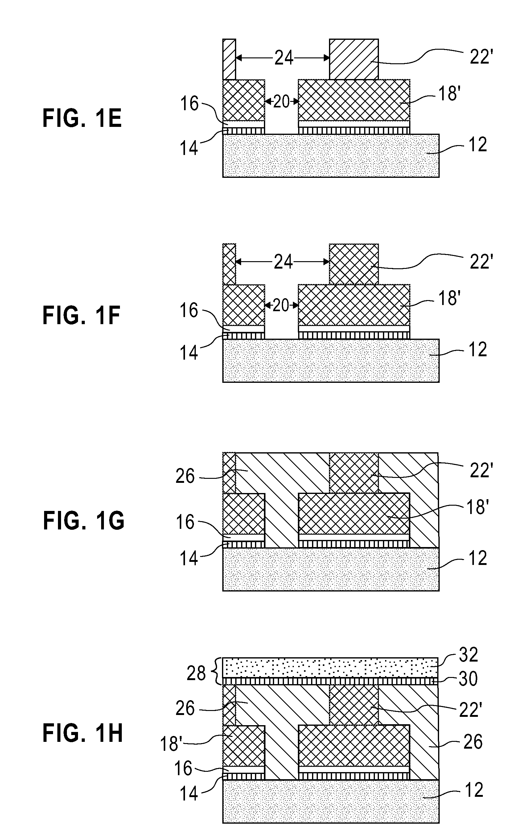 Airgap-containing interconnect structure with patternable low-k material and method of fabricating