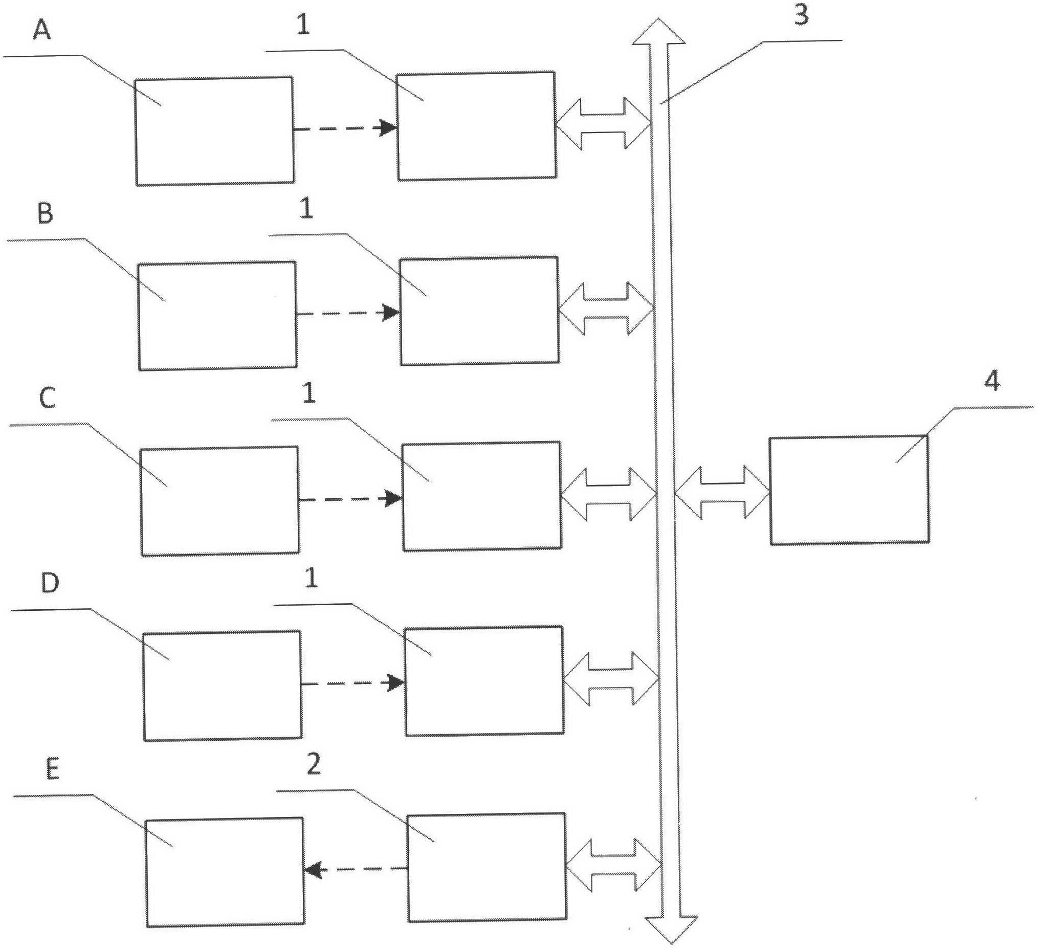 Low-carbon and environment-friendly distributed cooling system for engine and heat management method