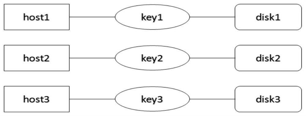 Disk misoperation method, system, device and medium for preventing hana cluster